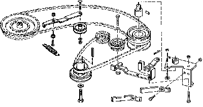 John deere 2024 gx75 belt